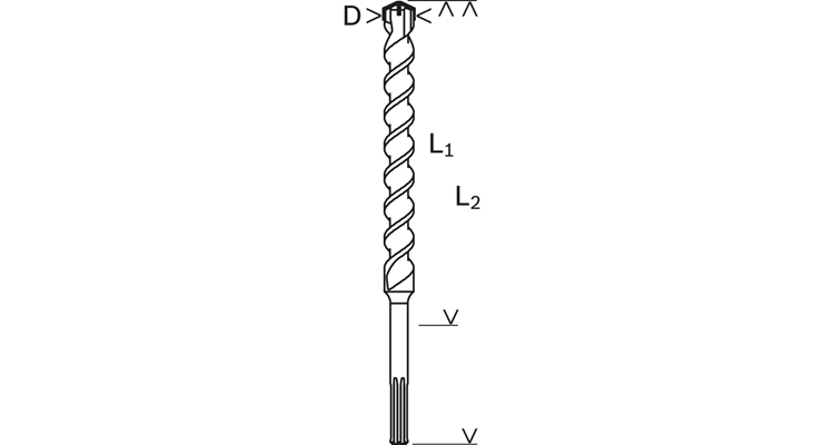 Bosch SDS-max-4 Bohrer (2608685874)