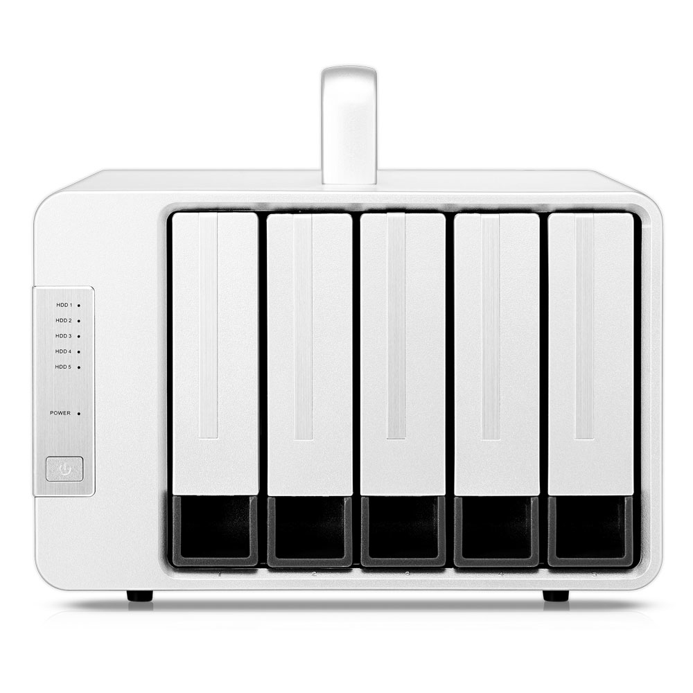 TerraMaster D5 Thunderbolt 3 5-Bay RAID-System 80 TB Grau