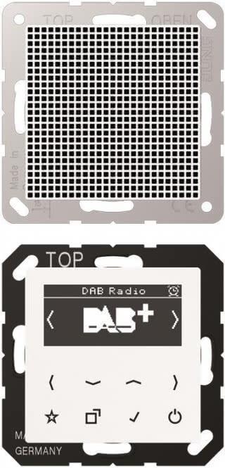 JUNG DABA1WW Smart Radio DAB+ Set Mono (DABA1WW)