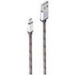 shiverpeaks BS14-50082 USB Kabel 2 m USB 2.0 USB A Micro-USB B Braun (BS14-50082)