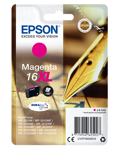 Epson 16XL Magenta Tintenpatrone (C13T16334012)