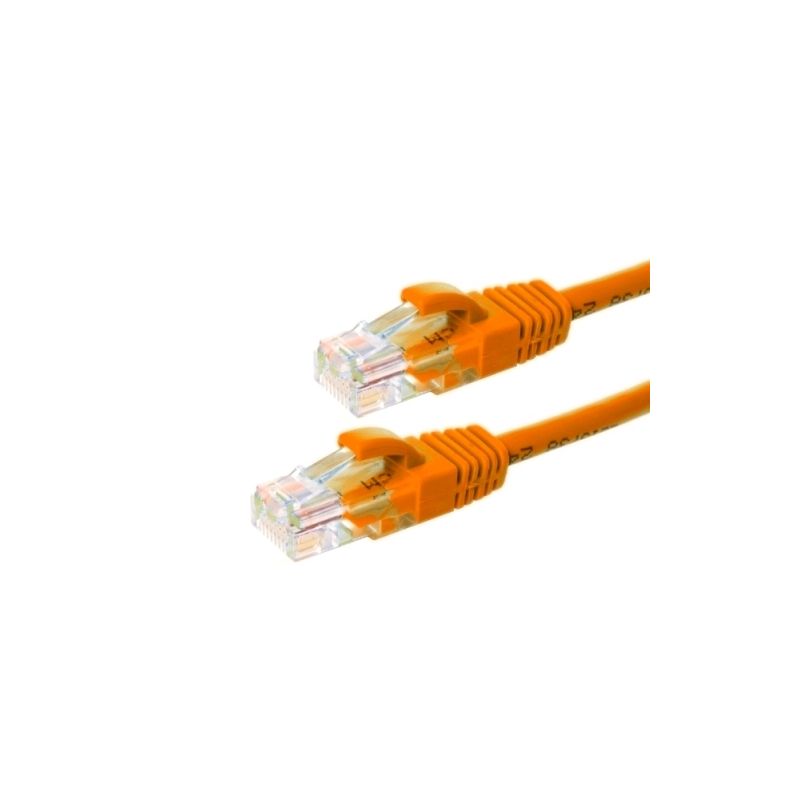 DSIT CAT5e Netzwerkkabel, U/UTP, 10 meter, Orange, 100% Kupfer