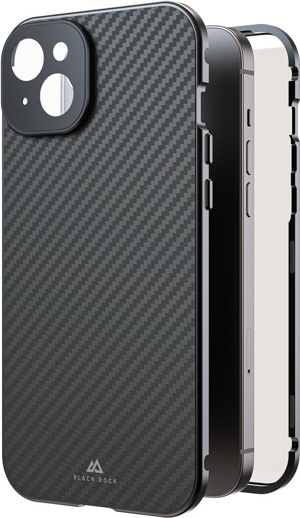 Black Rock Cover 360° Glass für Apple iPhone 16 Plus, Real Carbon (00228105)