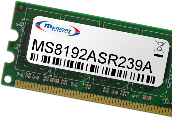 Memory Solution MS8192ASR239A Speichermodul 8 GB ECC (MS8192ASR239A)
