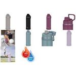 THERMOS Isolier-Trinkflasche Ultralight Max, 1,0 l, turmalin Farbe: tourmaline, doppelwandiger Edelstahl, mit - 1 Stück (4135.348.100)