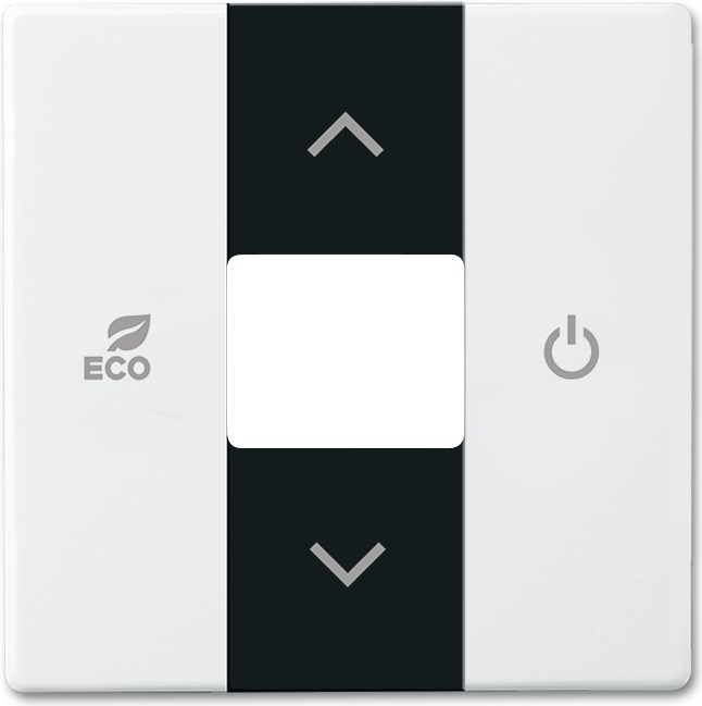 Busch-Jaeger 2CKA006220A0076 Abdeckplatte für Sensorhalterung & -sockel Schwarz - Weiß (2CKA006220A0076)