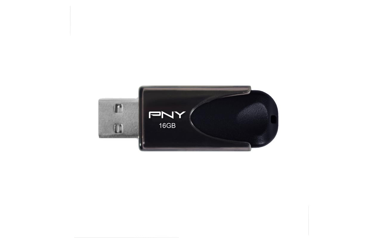 PNY Attaché 4 USB-Stick 16 GB USB 2.0 Schwarz