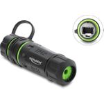 Delock Kabelverbinder RJ12 Buchse zu RJ12 Buchse mit M20 x 1,5 mm Gewinde und Verschlusskappe mit Gehäuse IP68 staub- und wasserdicht (87176)
