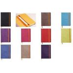 RHODIA Notizbuch RHODIARAMA, DIN A5, kariert, mohn weicher Einband aus Kunstleder mit Prägung, 80 Blatt, - 1 Stück (117820C)