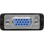 Wentronic Goobay Analoger DVI/VGA Adapter, Schwarz - DVI-A-Stecker (12+5-Pin) > VGA-Buchse (15-polig) (69971)