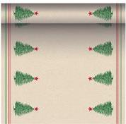 PAPSTAR Tischläufer Christmastree with Star 89780 mehrfarbig 40.0 cm x 3.0 m (89780)