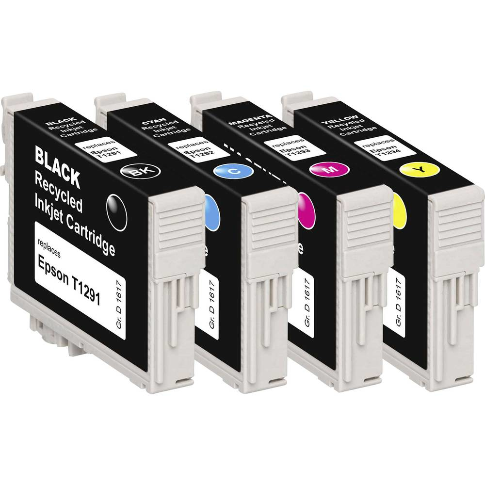Basetech 1617,4050-126 Tintenpatronen Multipack Schwarz, Cyan, Magenta, Gelb