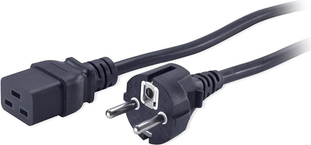 APC Stromkabel IEC 60320 C19 auf NEMA 5-15 2,4 m Schwarz
