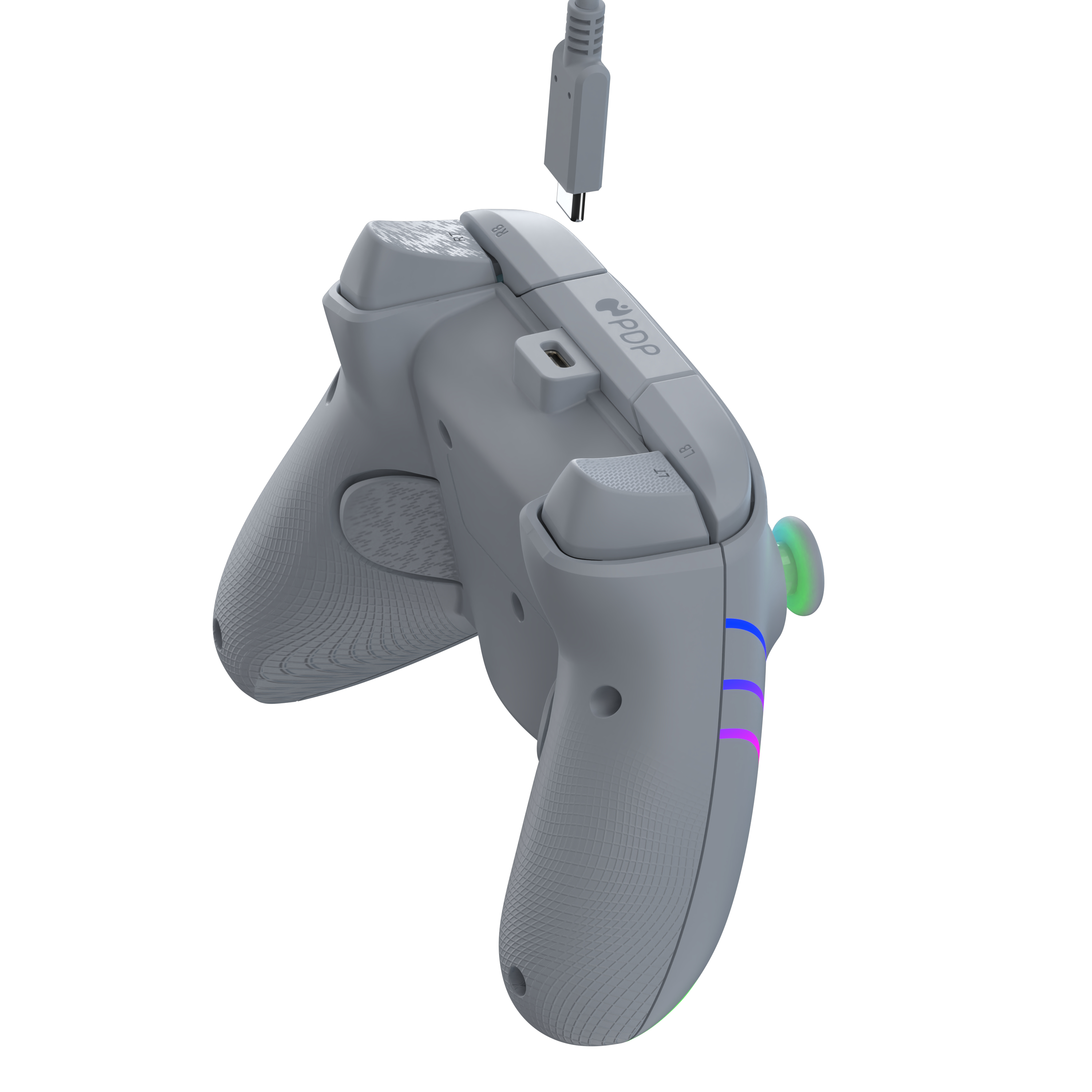 PDP Afterglow Wave Gamepad kabelgebunden USB-C Grau