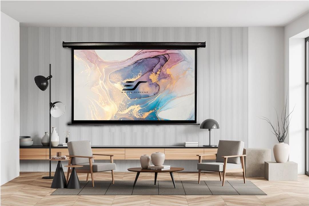Elite Screens Spectrum ELECTRIC125H 125" Motorleinwand Matte White Schwarz