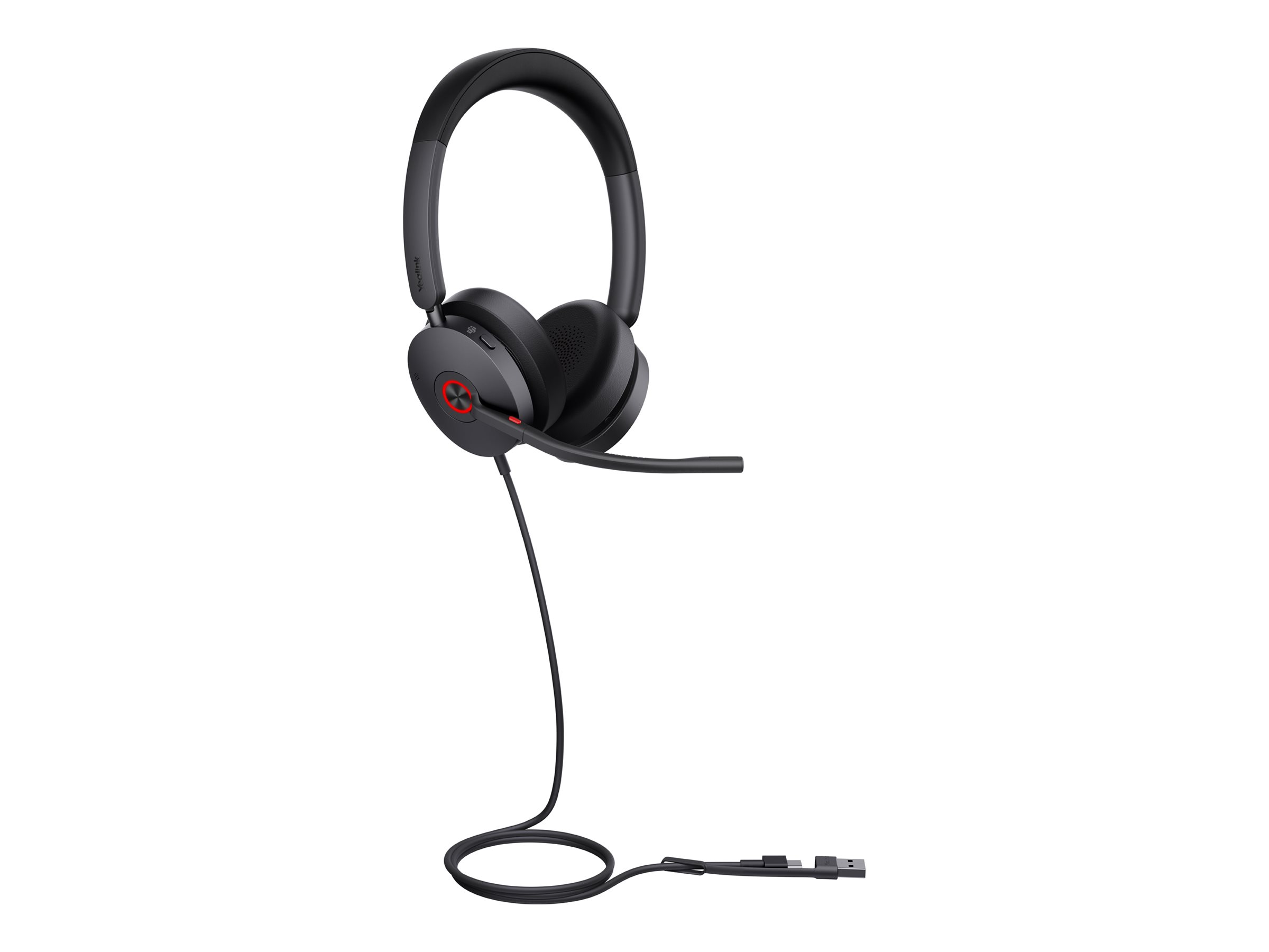 Yealink UH48 Dual On-Ear Headset kabelgebunden ANC USB-C/A Teams-Zertifiziert
