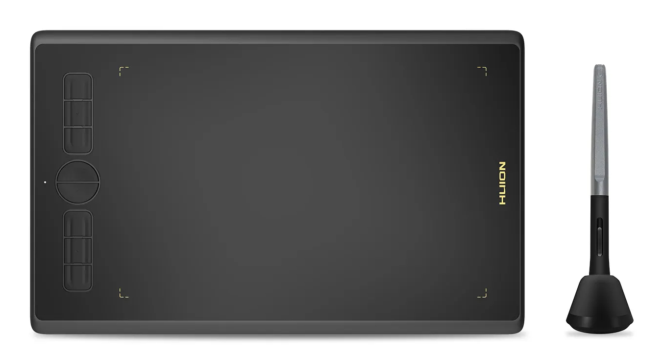 Huion Inspiroy H610X Grafiktablett 8192 Druckstufen USB Typ-C Schwarz