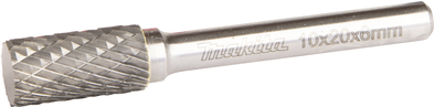 Makita B-52722 Frässtift Hartmetall Zylinder Produktabmessung, Ø 10 mm Arbeits-Länge 20 mm Schaftdurchmesser 6 mm 1 Stück (B-52722)