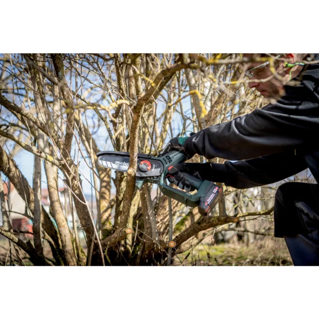 Metabo MS 18 LTX 15 Gehölzsäge 18 V 150 mm Schwarz, Grün, Rot