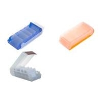 helit Lernkartei BeeBox, A7, Unterteil: blau-transluzent Deckel: transluzent-weiß, aus Polystyrol, Deckel sowohl (H6901130)