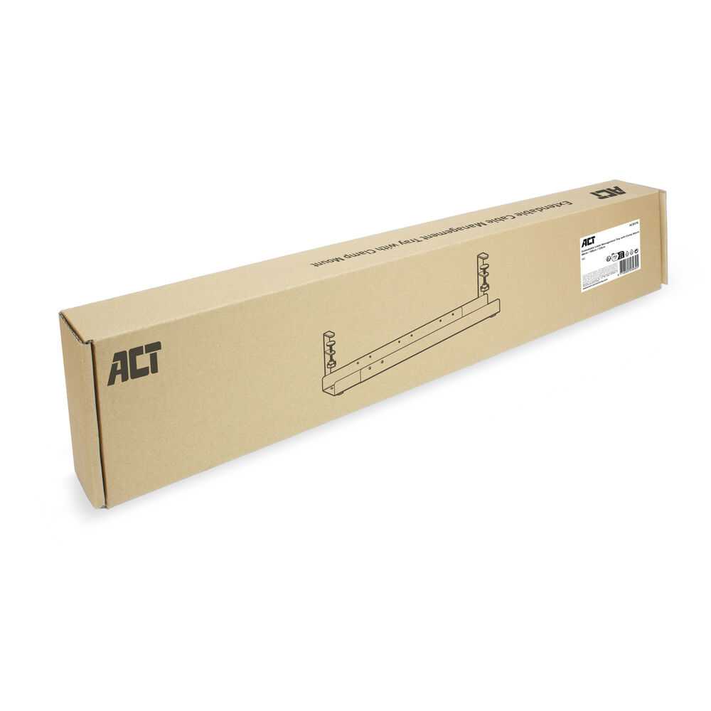 ACT AC8376 Kabelmanagementfach 1200 mm Schwarz