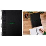 RHODIA Collegeblock GREENBOOK, DIN A4+, kariert, schwarz Umschlag aus festem, recycelbarem Recyclingkarton 715 g/qm, - 1 Stück (119922C)