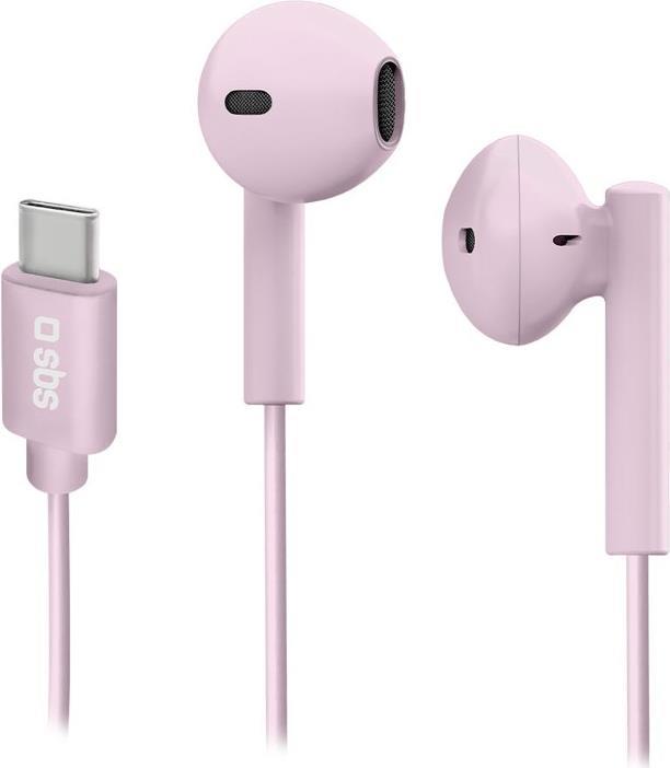 SBS TEEARTYCMIX65P Kopfhörer & Headset Kabellos im Ohr Anrufe/Musik USB Typ-C Pink (TEEARTYCMIX65P)