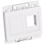 Lanview Wall plate 2 x keystone for (LVN126160)