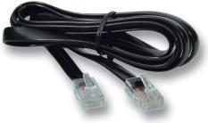 EFB-Elektronik Modularkabel schwarz, 2 x RJ10 (4/4) Stecker, 1:1, 1,5 m Hersteller: EFB Elektronik (K2402SW.1,5)