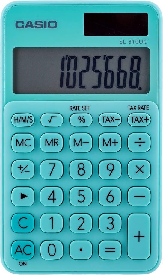 Casio Taschenrechner SL-310UC-GN grün (SL-310UC-GN)