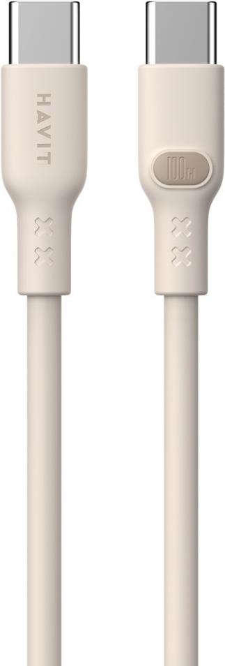 Havit Typ C CB6284 2,0m Kabel (beige) (CB6284 2.0m)