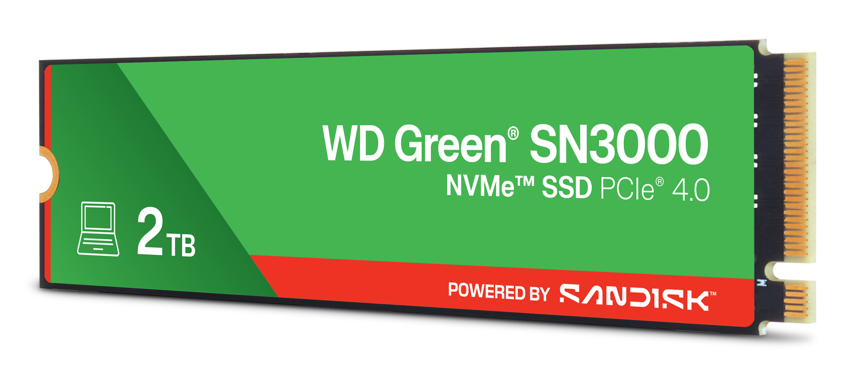WD Green SN3000 NVMe SSD 2 TB M.2 PCIe 4.0 x4