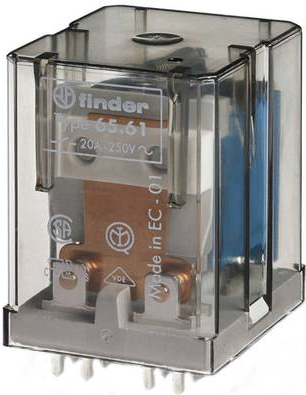 Finder 65.61.9.008.0300 Steckrelais 8 V/DC 30 A 1 Schließer 1 St. (65.61.9.008.0300)
