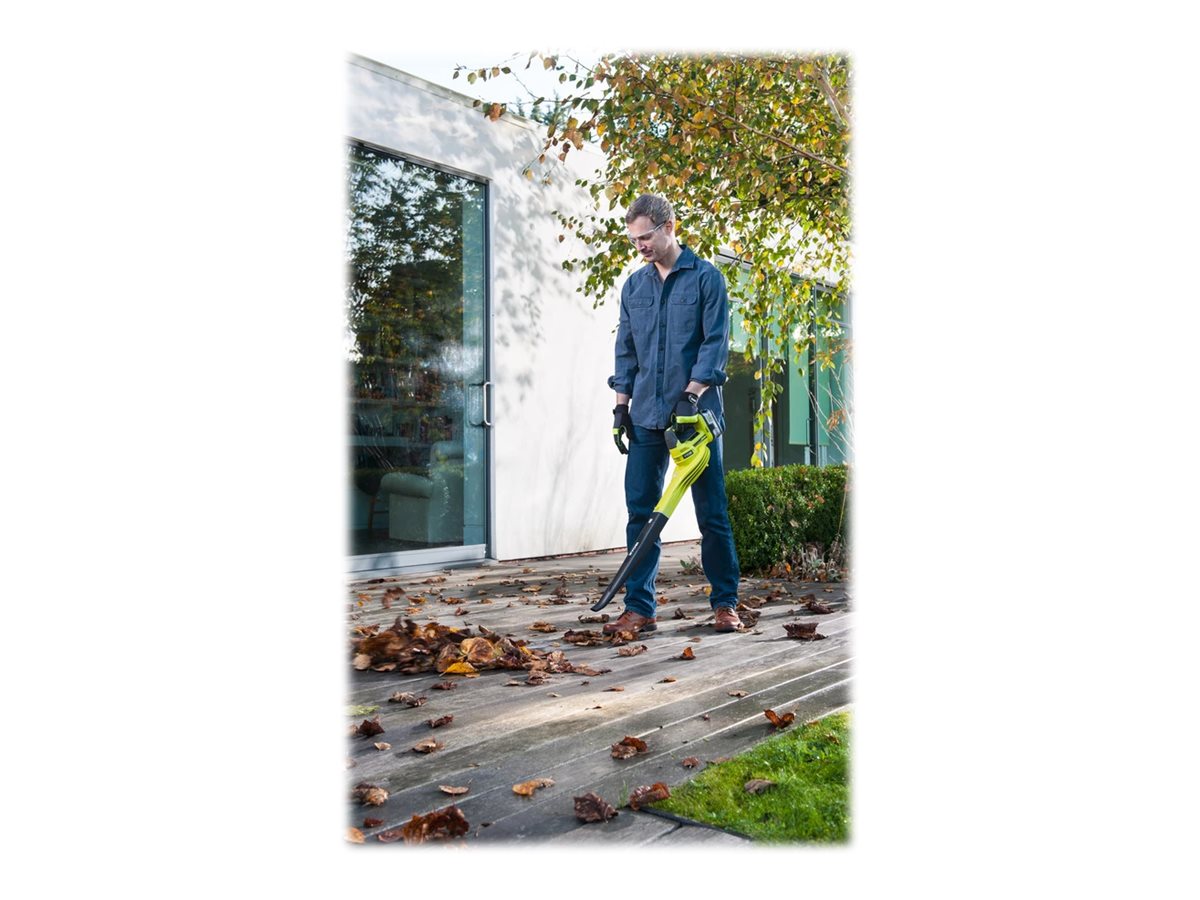 Ryobi ONE+ OBL1820S Akku-Laubbläse 18 V 2,5 Ah 245 km/h Schwarz, Grün