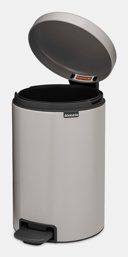 Brabantia NewIcon Treteimer 12 l Grau
