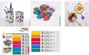 Marabu Acrylmarker DO IT Craftmarker, 6er Set DIY-/Hobby-Acrylmalstift, wasserbasis, schnell trocknend, - 1 Stück (0128000000201)