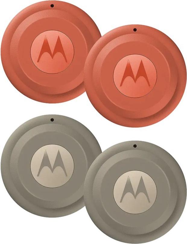 Motorola Moto Tag 2.0 Bluetooth-Tracker 4er Pack Grün, Orange