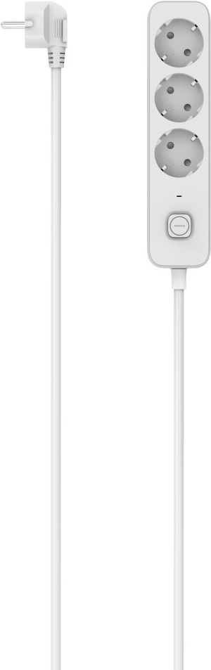 Hama Steckdosenleiste, 3-fach, mit Schalter, 1,4 m, Weiß (00116076)