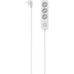 Hama Steckdosenleiste, 3-fach, mit Schalter, 1,4 m, Weiß (00116076)