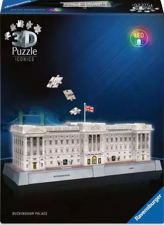 Ravensburger Iconics Buckingham Palace 3D-Puzzle mit LED 216 Teile