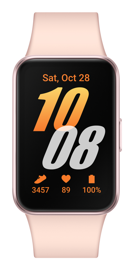Samsung Galaxy Fit3 1.6" AMOLED Aktivitätsmesser 256 MB Rosa goldfarben