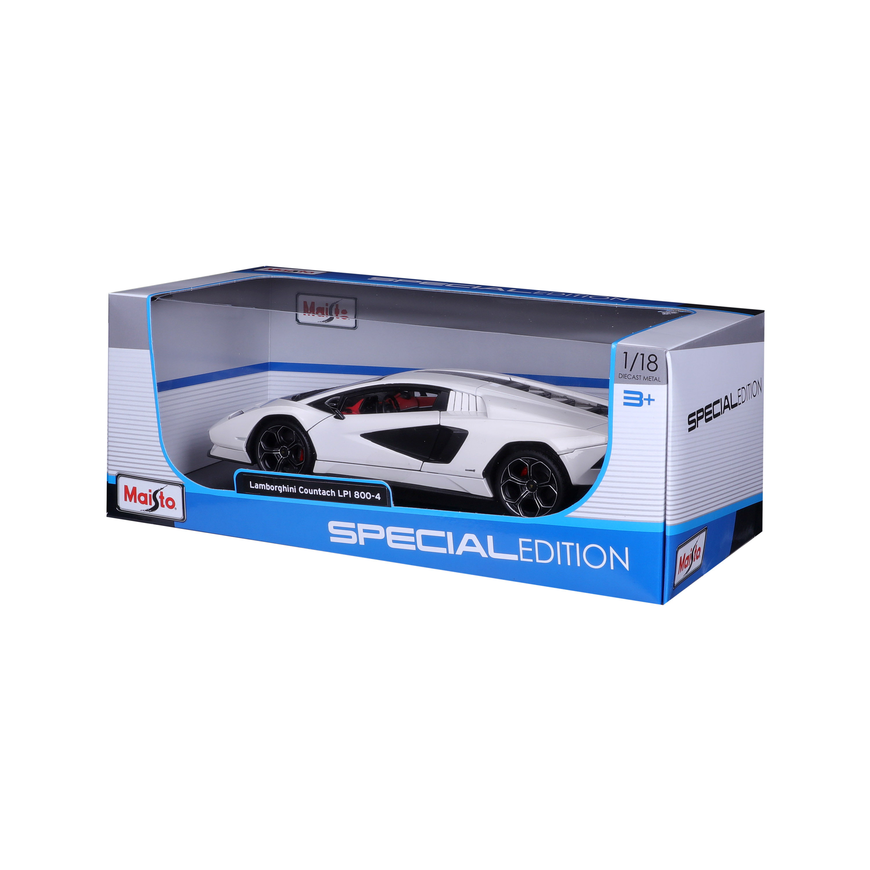 Maisto Lamborghini Countach LPI 800-4 1:18 Modellauto Weiß