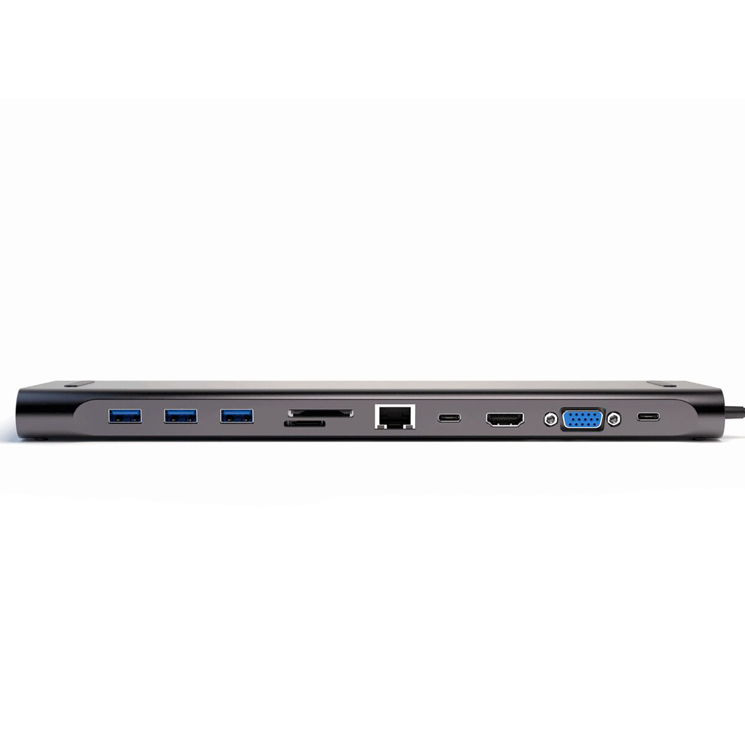 4smarts 11in1 Dockingstation USB-C HDMI VGA 4K Matte Gray