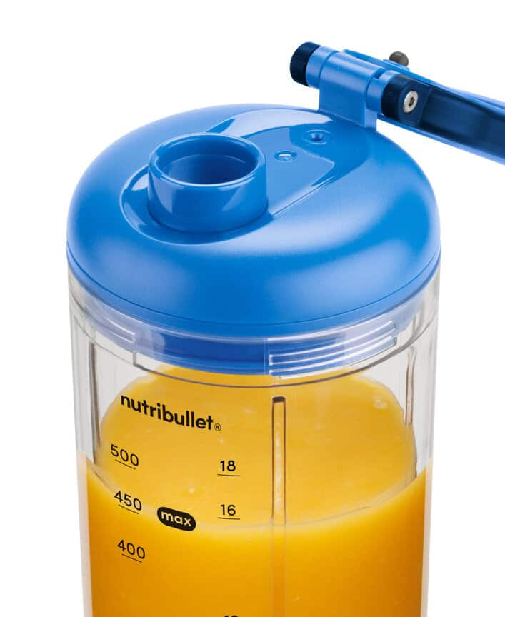 Nutribullet NBP013BL Flex Portable Smoothie-Maker 0,59 l Akkubetrieb Icecrush-Funktion Blau