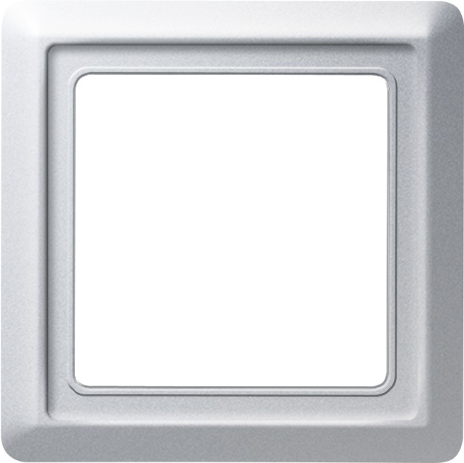 BUSCH-JAEGER Abdeckrahmen 1-Fach 2101-33 AW44 alusilber 2101-33 (2101-33)