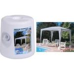 EDA Pavillonfuß, Kunststoff, zum Befüllen, weiß zum Befüllen mit Wasser oder Sand, - 1 Stück (010705 BL)