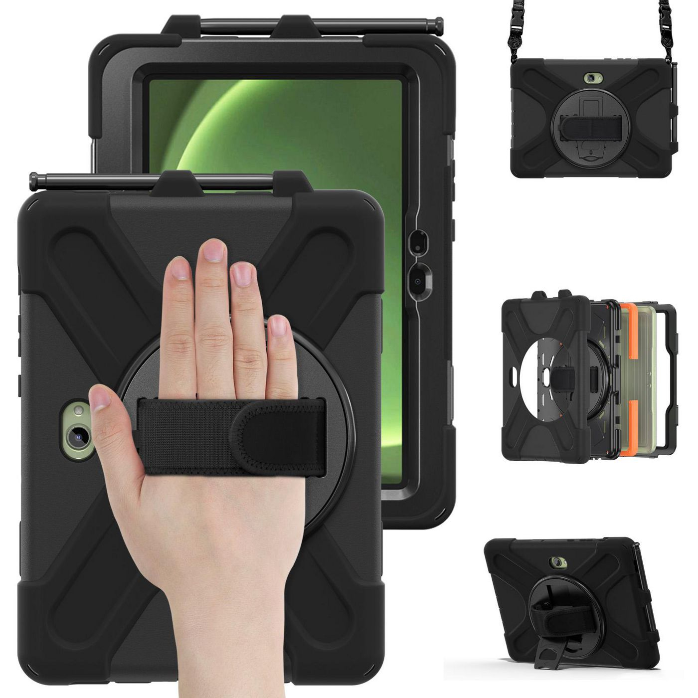 eSTUFF Galaxy Tab Active5 Pro/Active4 Pro/Active Pro Schwarz