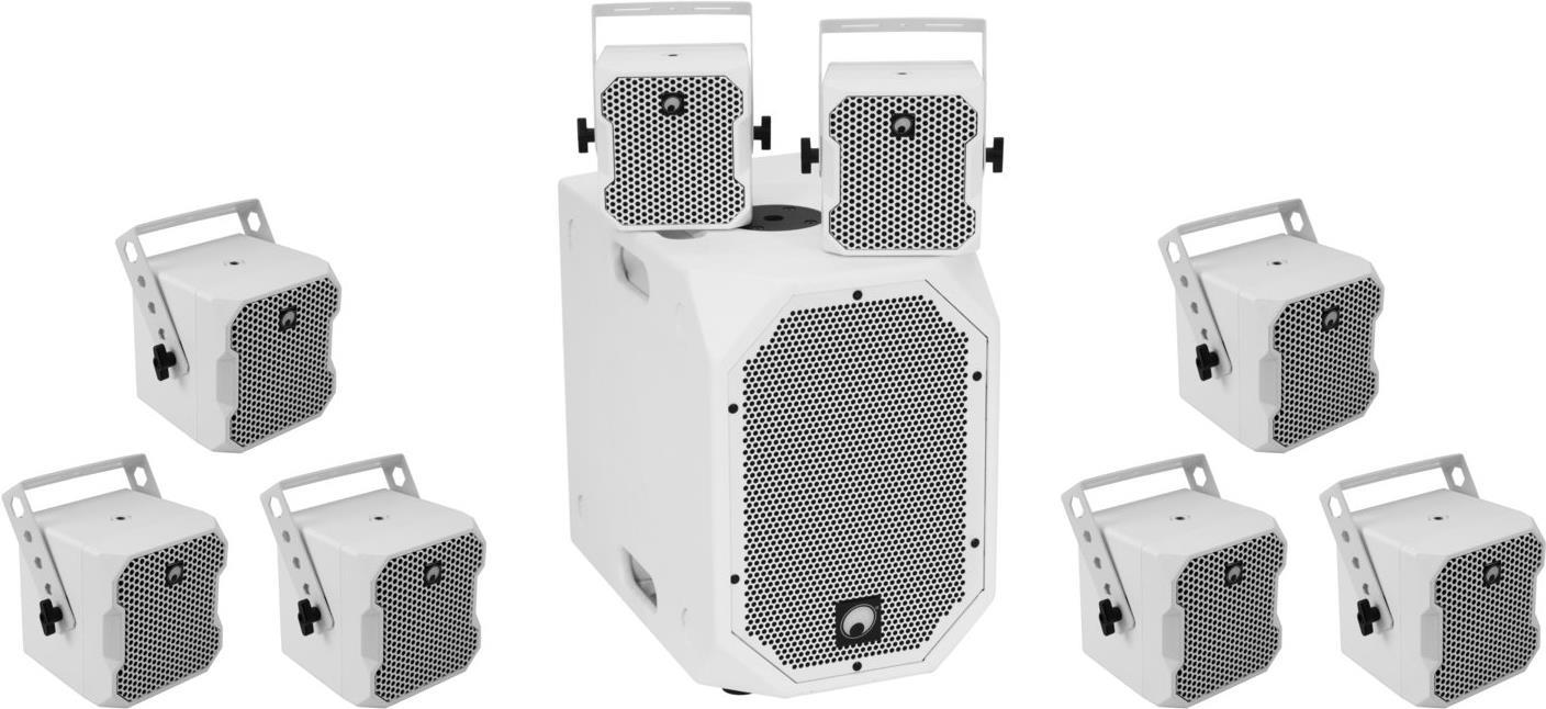 OMNITRONIC Set BOB-10A ws + 8x BOB-4 ws (20000537)