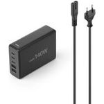 Hama Ladestation 5 Ports GaN Schnellladegeraet 3xUSB-C 2xUSB-A PD 140 W (00201978)