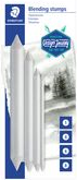 STAEDTLER Papierwischer Design Journey, 4er Blister für verwischbare Zeichenmaterialien wie Zeichenkohle, - 1 Stück (5426-S BK4)